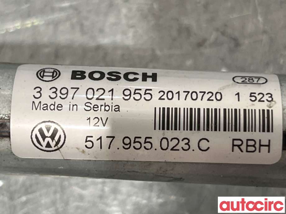 Viskermotor frontrute til VW Golf Sportsvan 2014-2018  (VOLKSWAGEN|517955023C|1397220691)