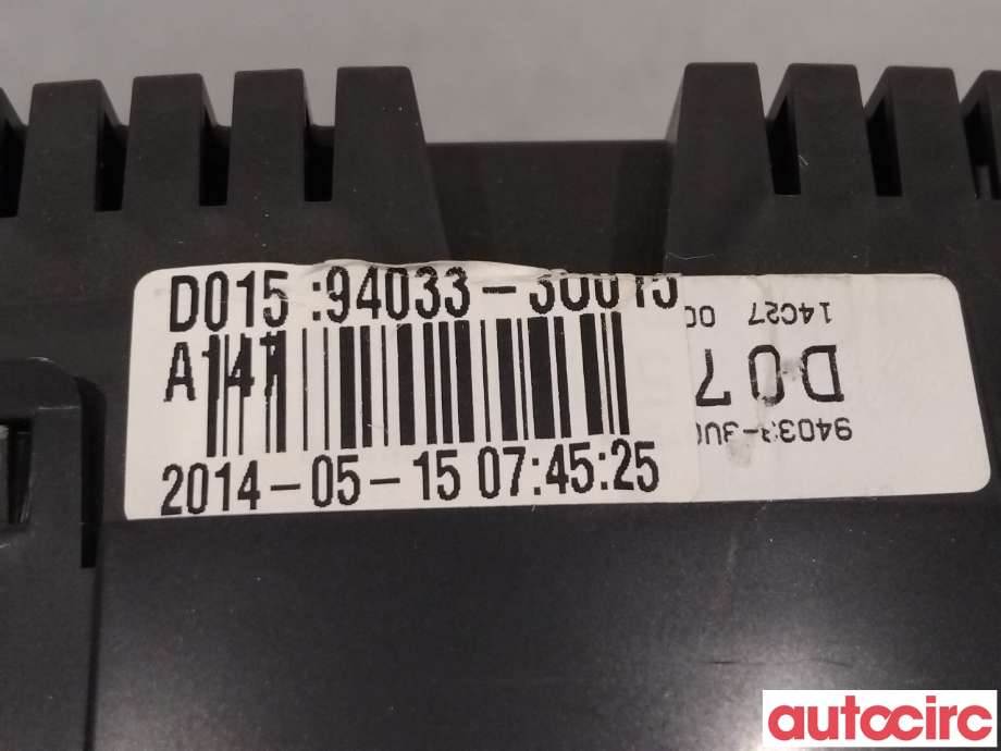 Instrumentpanel til Kia Sportage 2010-2016 (Type III)  (KIA|940333U015)