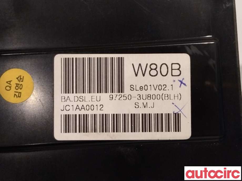 Varmeapparat betjening til Kia Sportage 2010-2016 (Type III)  (KIA|972503U800BLH)