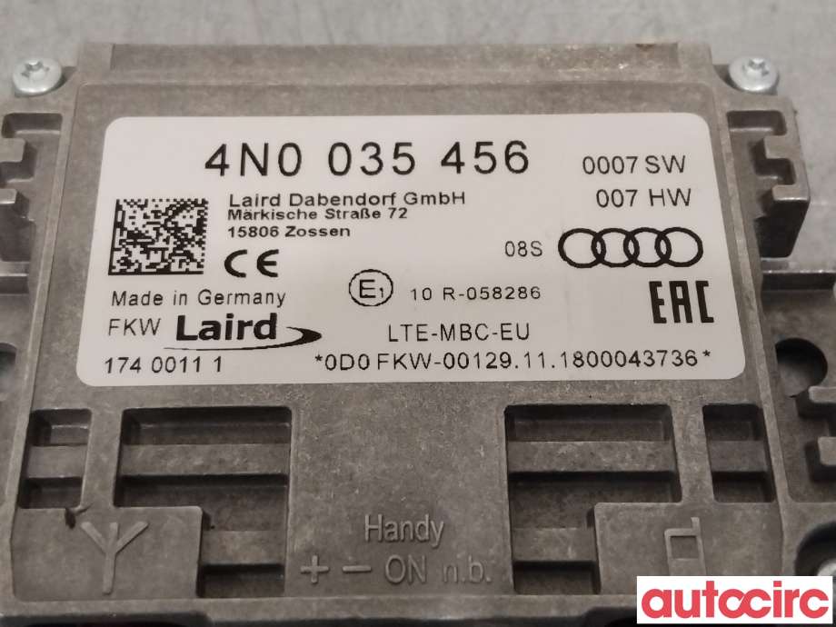 Diverse deler til Audi A4 2020-->> (Type V, Fase 2) (B9) (B9) (AUDI|4N0035456D)