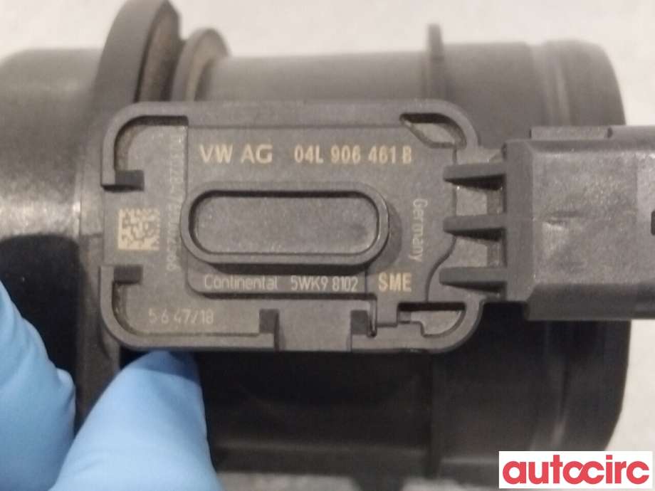 Luftmengde/luftmassemåler til Audi A4 2020-->> (Type V, Fase 2) (B9) (B9) (AUDI|04L906461B|5WK98102)