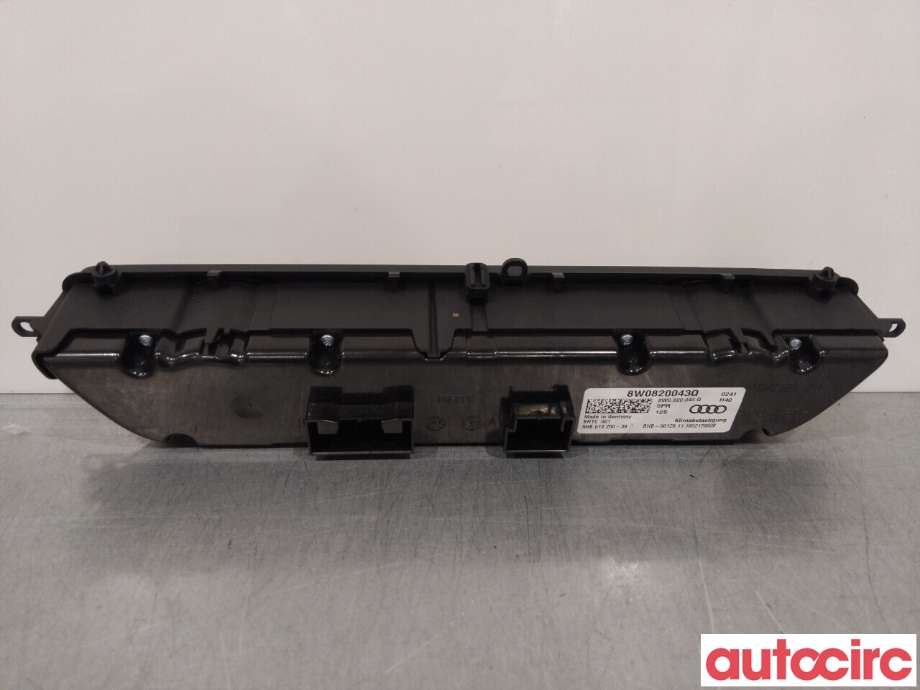 Varmeapparat betjening til Audi A4 2020-->> (Type V, Fase 2) (B9) (B9) (AUDI|8W0820043Q)