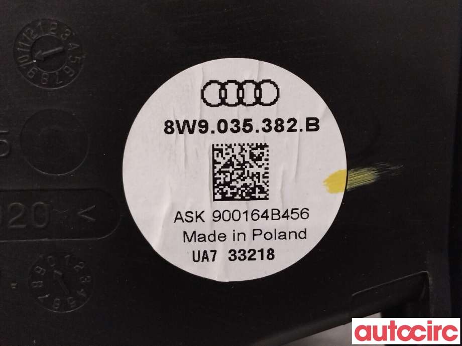 Bilstereo høyttaler til Audi A4 2020-->> (Type V, Fase 2) (B9) (B9) (AUDI|8W9035382B)