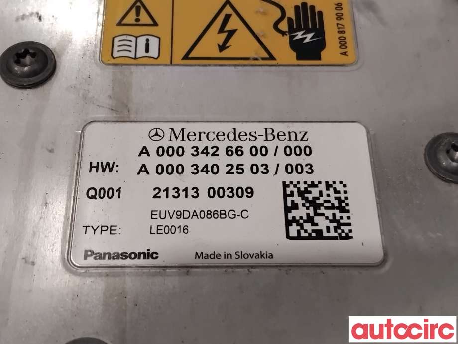 DCDC converter hybrid til Mercedes EQS 2021-->> (V297) (V297) (MERCEDES|A0003426600|LE0016|A0003423401)