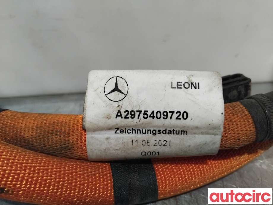 Kabel høy volt (HV) hybrid til Mercedes EQS 2021-->> (V297) (V297) (MERCEDES|A2975409720|)