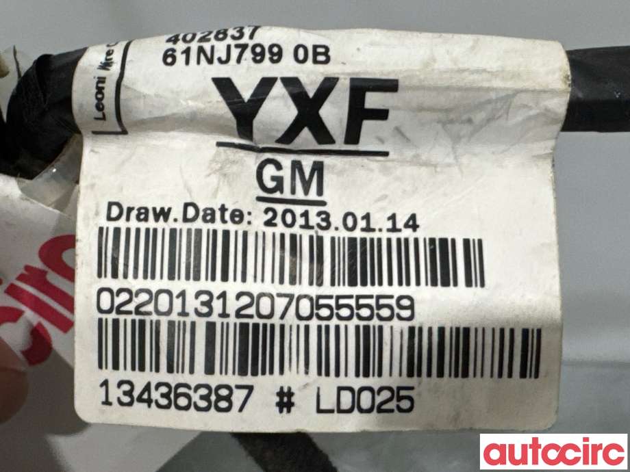 Ledningsnett til Opel Astra J 2010-2015 (OPEL|13436387|LD025)