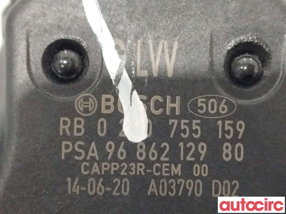 Pedal gass til Peugeot 508 2014-2018 (Type I, Fase 2)  (PEUGEOT|1601EP|9686212980)