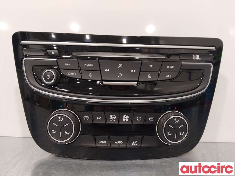 Varmeapparat betjening til Peugeot 508, 2014-2018 (Type I, Fase 2)  (PEUGEOT|98077013XZ)