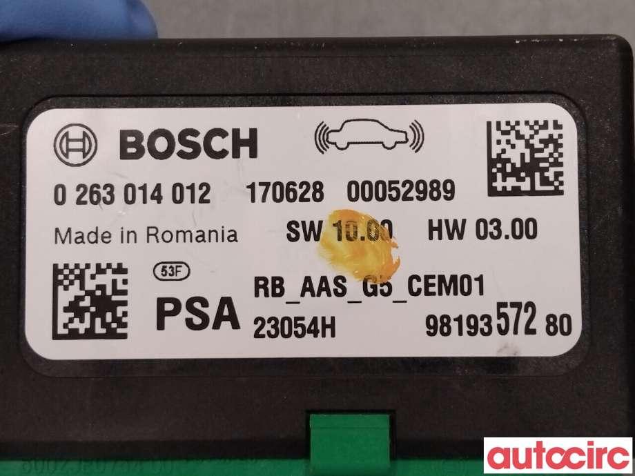 Styreenhet parkering til Peugeot 308 2013-2021 (Type II)  (PEUGEOT|1627738280|9819357280)