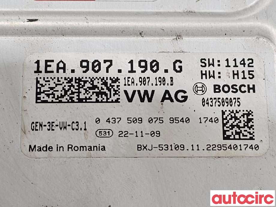 DCDC converter hybrid til Audi Q4 e-tron 2021-->>  (AUDI|1EA907190G)