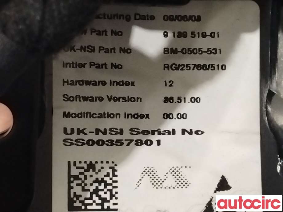 Instrumentpanel til Mini One/Cooper 2007-2014 (R55-57) (R55-57) (MINI|62109325821|9139519)
