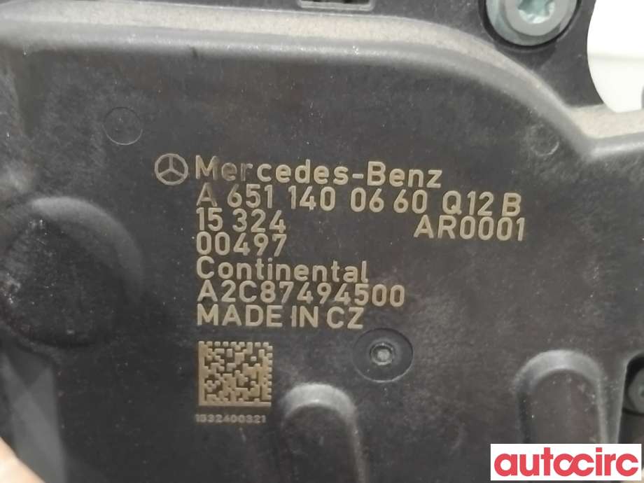 EGR-ventil til Mercedes B-Klasse 2011-2018 (W246) (W246) (MERCEDES|A6511400860|A2C87494500|A6511400660)