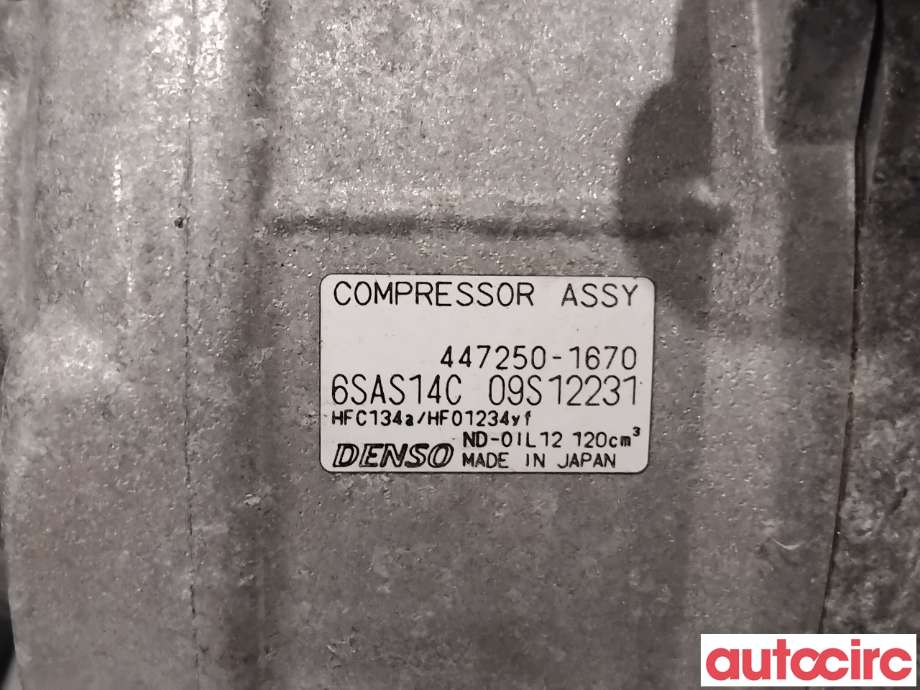 Aircondition kompressor til Mercedes B-Klasse 2011-2018 (W246) (W246) (MERCEDES|A0038304460|447250-1670|A0008303502)