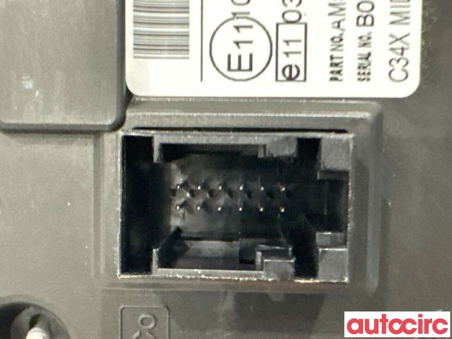 Multimedia display (MCU - Media Controller Unit) til Ford Focus 2011-2014 (Type III, Fase 1)  (FORD|1940785||AM5T-18B955-BH)