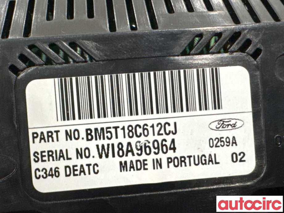 Varmeapparat betjening til Ford Focus 2011-2014 (Type III, Fase 1)  (FORD|1866942|WI8A96964|BM5T-18C612-CM)