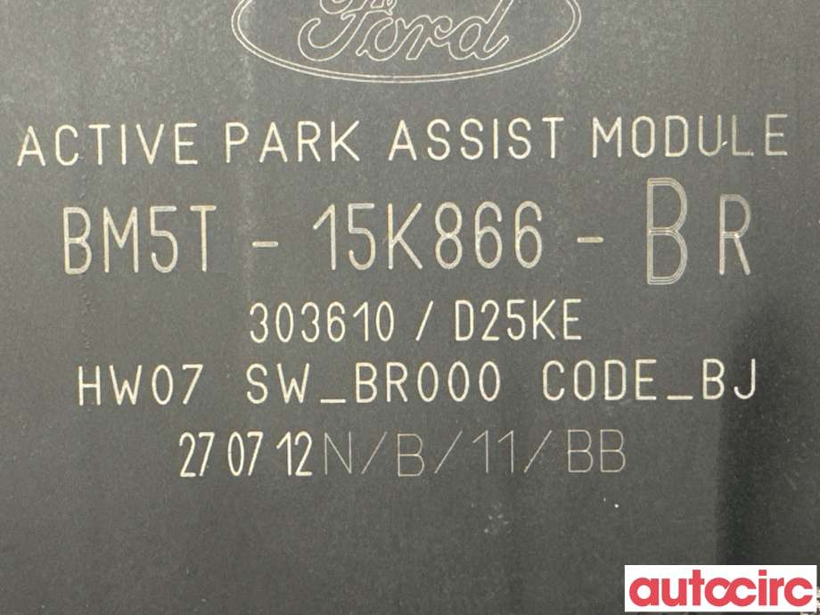 Styreenhet parkering til Ford Focus 2011-2014 (Type III, Fase 1) (FORD|1867336|303610|DV4T-15K866-BK)