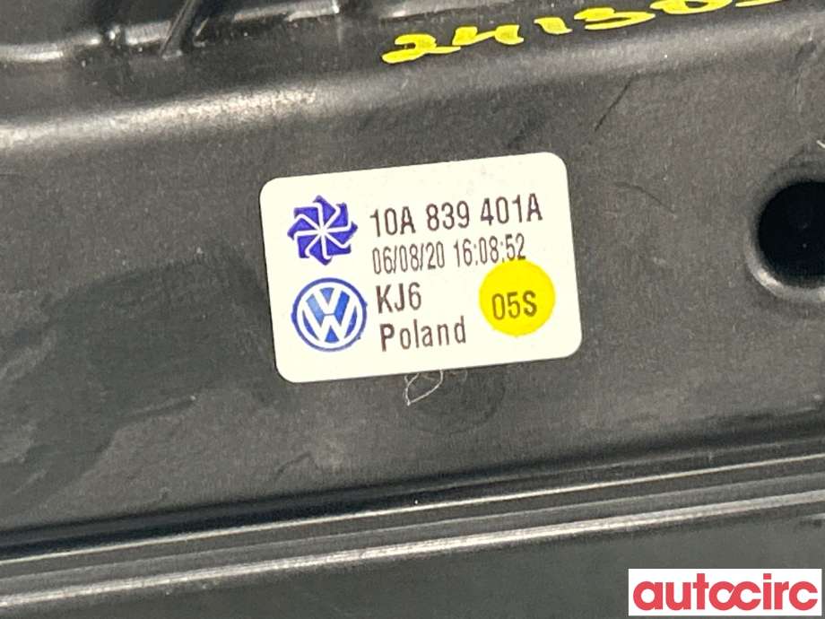 Ruteheis venstre bak til VW ID.3 2020-->>  (VOLKSWAGEN|10A839461C|10A839461A|10A839401A)