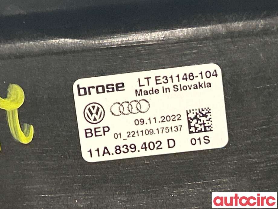 Ruteheis høyre bak til Audi Q4 e-tron 2021-->>  (AUDI|11A839462E|11A839462B|11A839402D)
