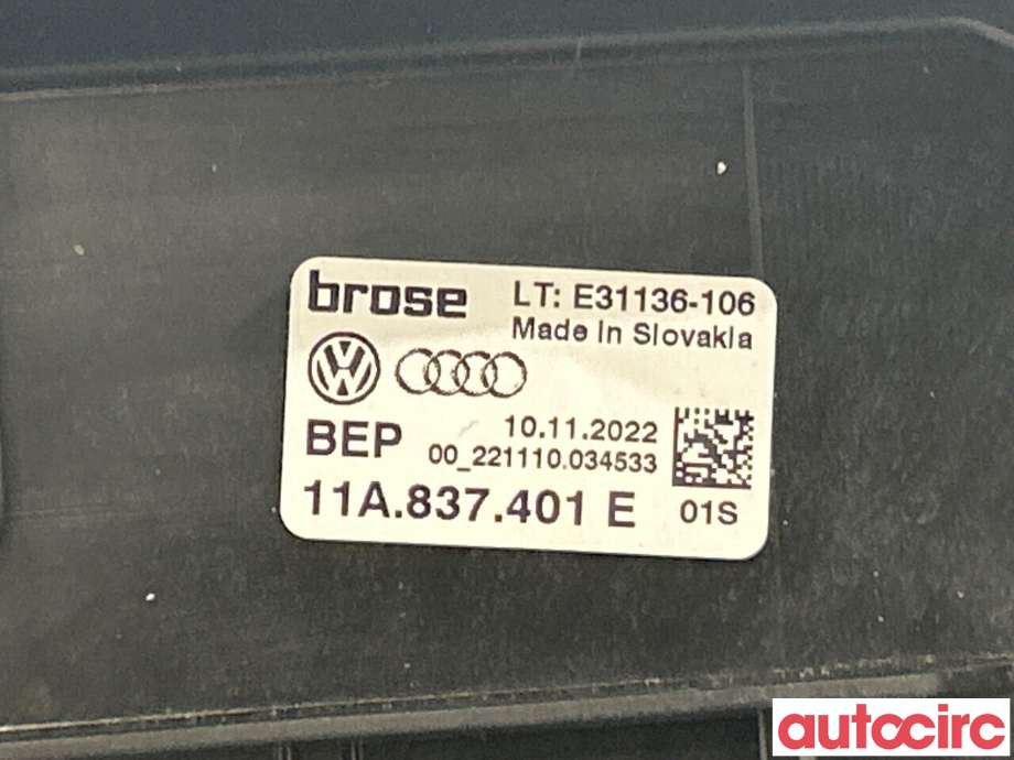 Ruteheis venstre foran til Audi Q4 e-tron 2021-->>  (AUDI|11A837461F|11A837461D|11A837401E)