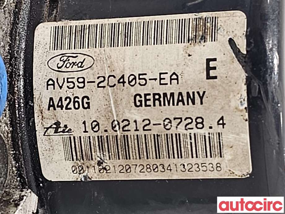 ABS sentral til Ford Fiesta 2008-2012 (Type VI, Fase 1)  (FORD|1812481|100961-01473|AV59-2C405-EA)
