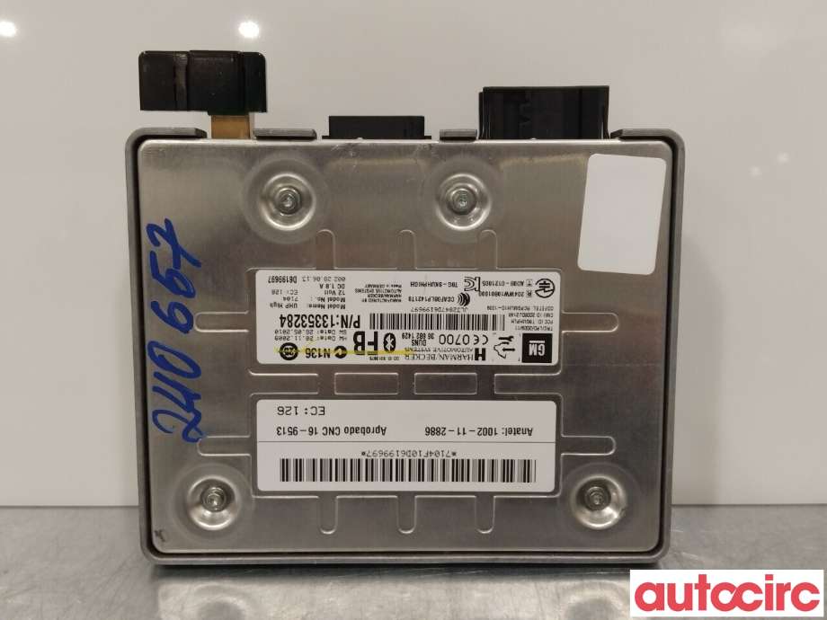 Styreenhet bluetooth til Opel Astra J 2010-2015  (OPEL|13353284)