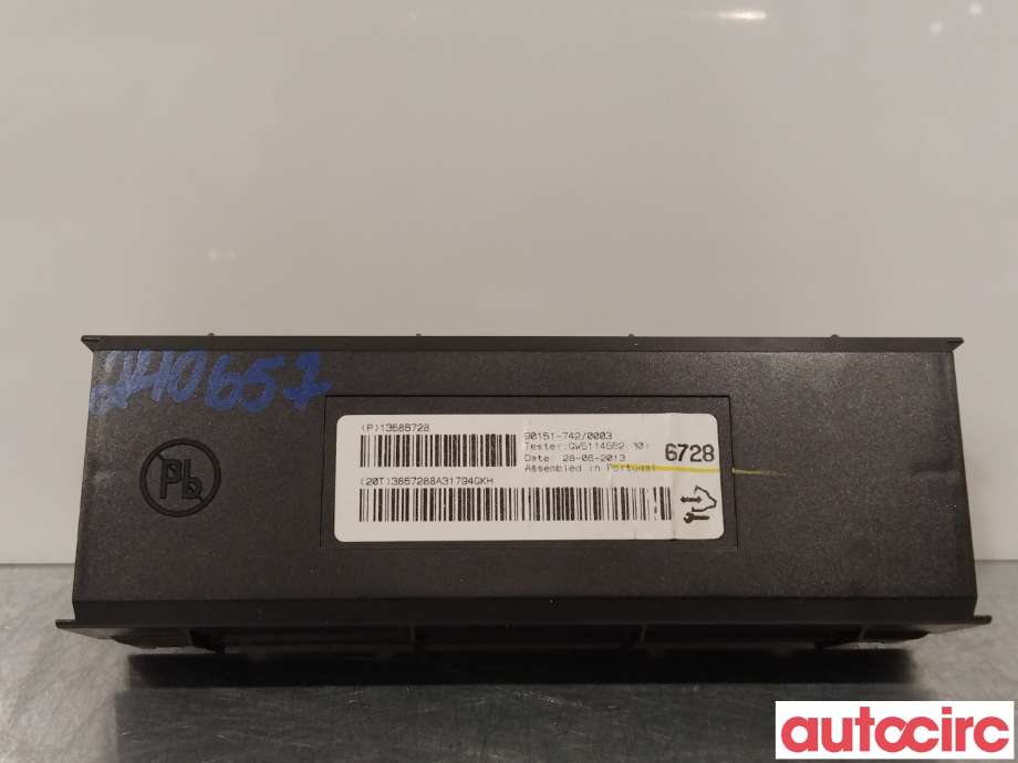Styreenhet klima/aircondition til Opel Astra J 2010-2015 (OPEL|13586728)