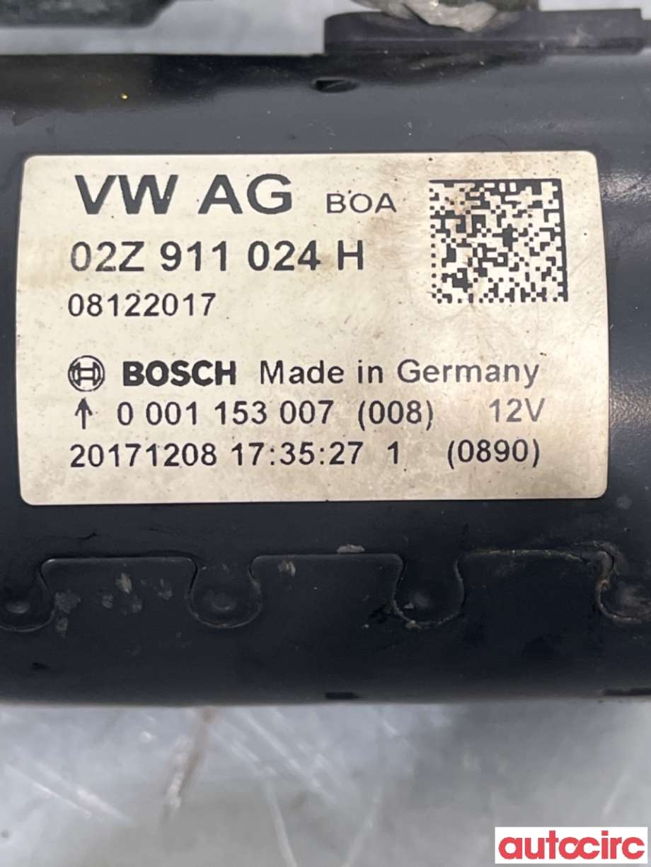 Starter diesel til VW Caddy 2015-2020 (Type III, Fase 3)  (VOLKSWAGEN|02Z911024HX|0001153007|02Z911024H)