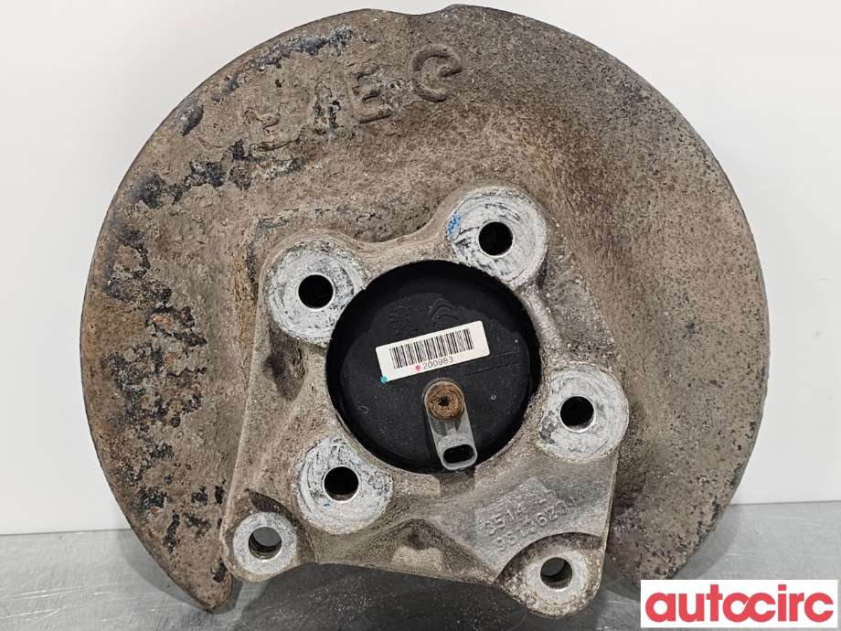 Hjulspindel venstre bak til Peugeot Partner 2019-->> (Type III) (PEUGEOT|9813623480)
