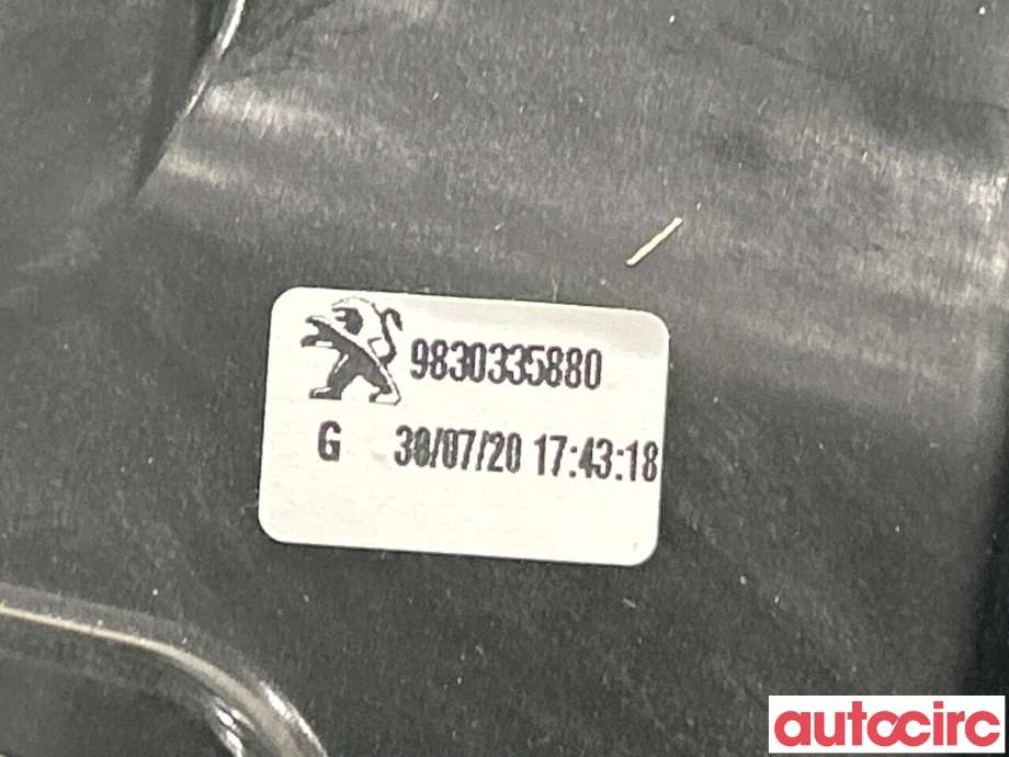 Ruteheis venstre foran til Peugeot Partner 2019-->> (Type III)  (PEUGEOT|9840175880|9830335880)