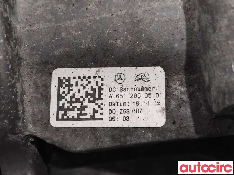 Vannpumpe til Mercedes B-Klasse 2011-2018 (W246) (W246) (MERCEDES|A6512000501||A6512008301)