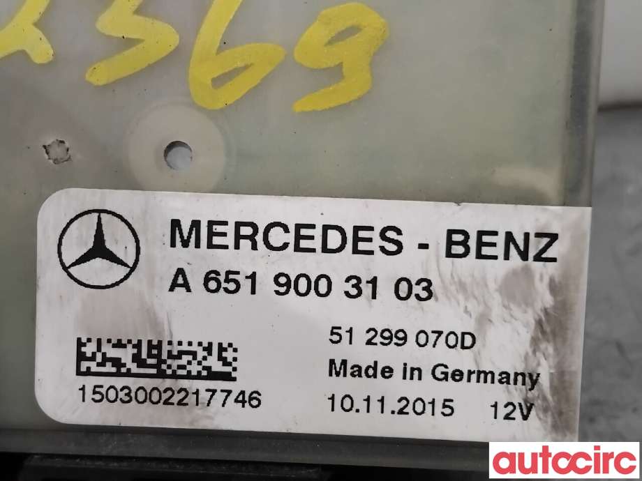 Rele gløde til Mercedes B-Klasse 2011-2018 (W246) (W246) (MERCEDES|A6519007903|51299070D|A6519003103)