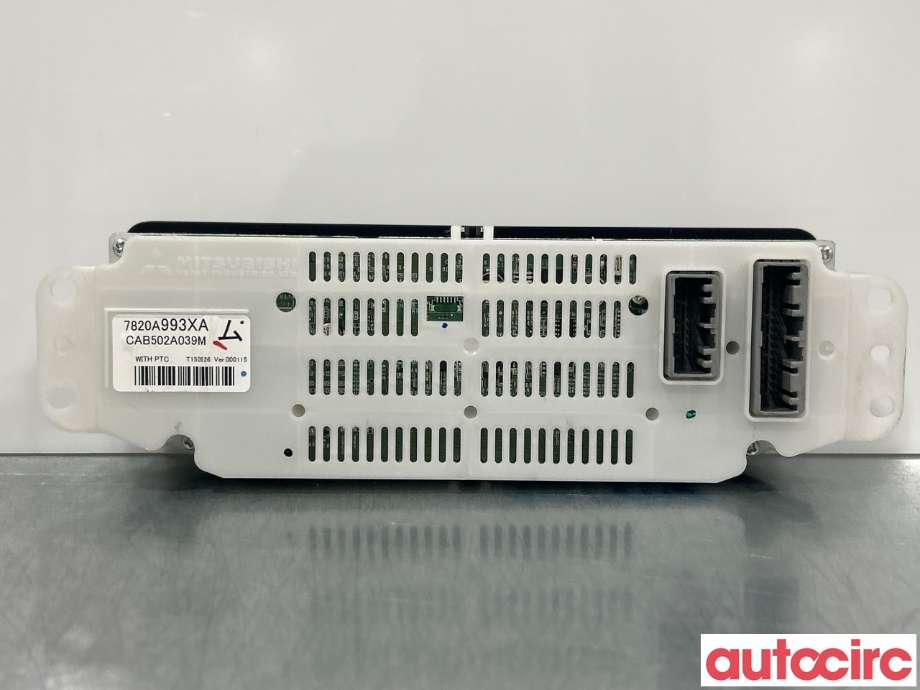 Varmeapparat betjening til Mitsubishi Outlander 2015-->> (Type III, Fase 2) (MITSUBISHI|7820A993XA|CAB502A039M)