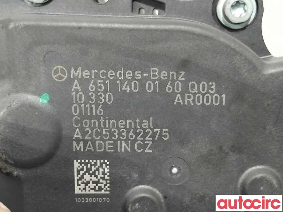 EGR-ventil til Mercedes C-Klasse 2011-2014 (Fase 2) (W204) (W204) (MERCEDES|A6511400860|A2C53362275|A6511400160)
