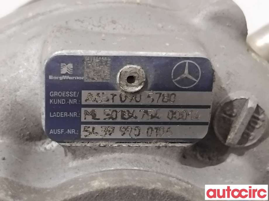 Turbo til Mercedes C-Klasse 2011-2014 (Fase 2) (W204) (W204) (MERCEDES|A6510906180|54399700106|A6510905780)