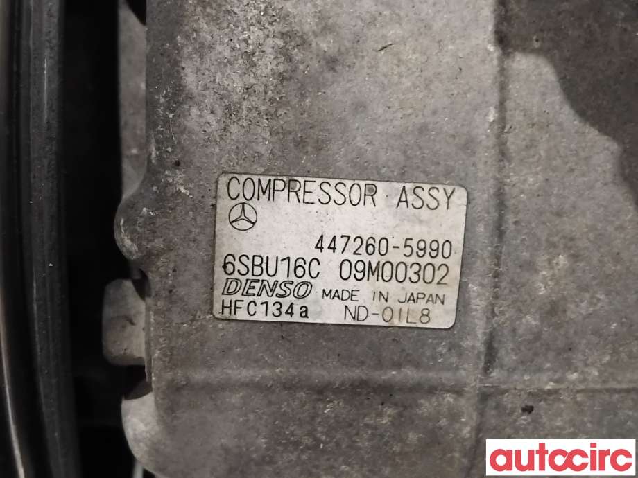 Aircondition kompressor til Mercedes C-Klasse 2011-2014 (Fase 2) (W204) (W204) (MERCEDES|A0008302700|447260-5990|A0032308711)