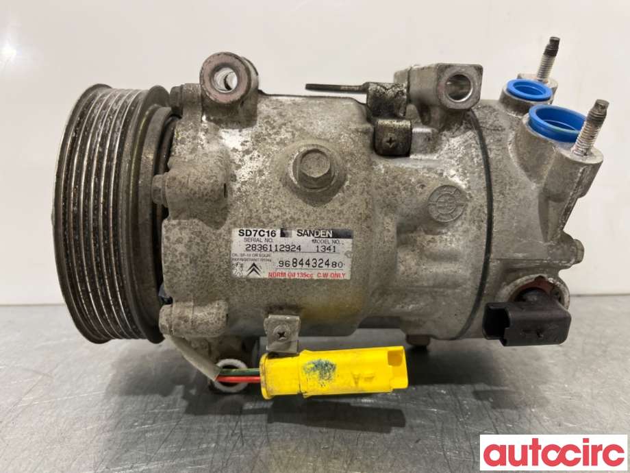 Aircondition kompressor til Citroën C4, Picasso 2006-2013 (Type I)  (CITROEN|6453ZC|SD7C161341|9684432480)