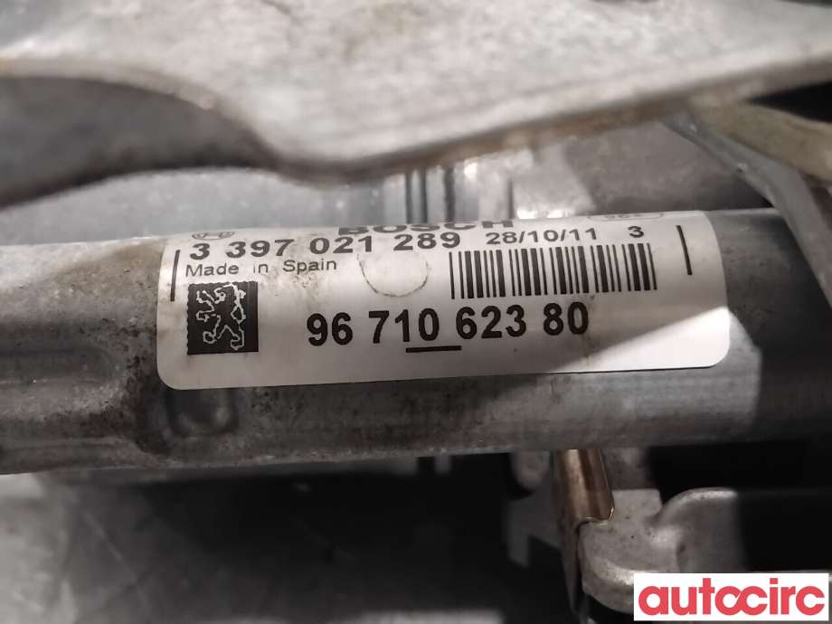 Viskermotor frontrute til Peugeot 3008 2009-2016 (Type I)  (PEUGEOT|6405PA|1397220577|9671062380)