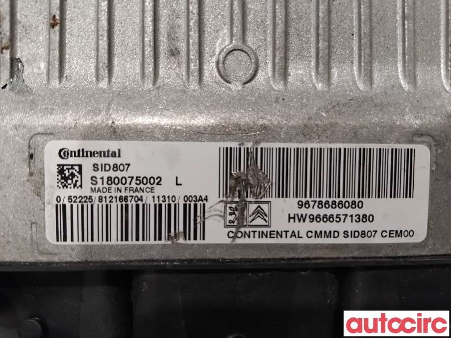 Styreenhet motor til Peugeot 3008 2009-2016 (Type I) (PEUGEOT|1677620780|S180075002|9666571380)