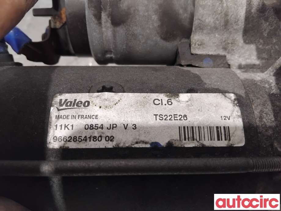 Starter diesel til Peugeot 3008 2009-2016 (Type I) (PEUGEOT|5802CE|TS22E26|9662854180)