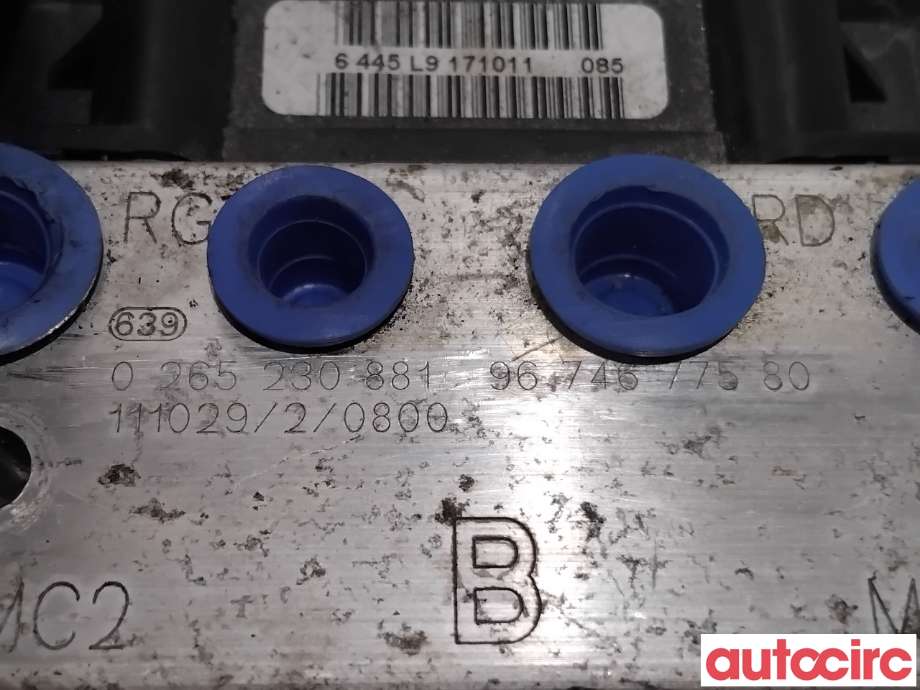 ABS sentral til Peugeot 3008 2009-2016 (Type I)  (PEUGEOT|1680902380|0265230881|9674677580)