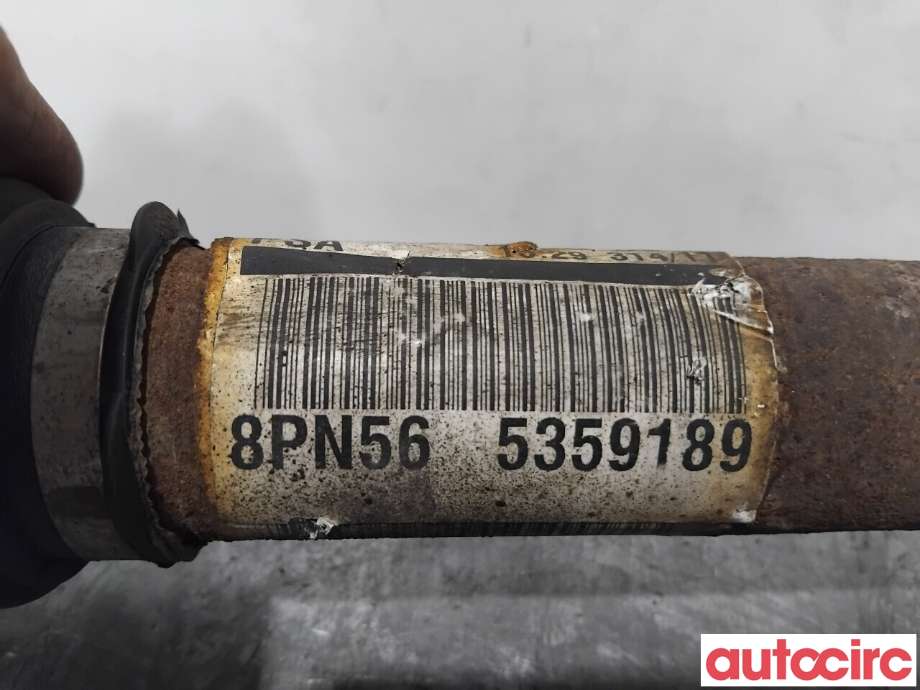 Drivaksel venstre foran til Peugeot 3008 2009-2016 (Type I)  (PEUGEOT|1606498580|8PN56|9677522680)