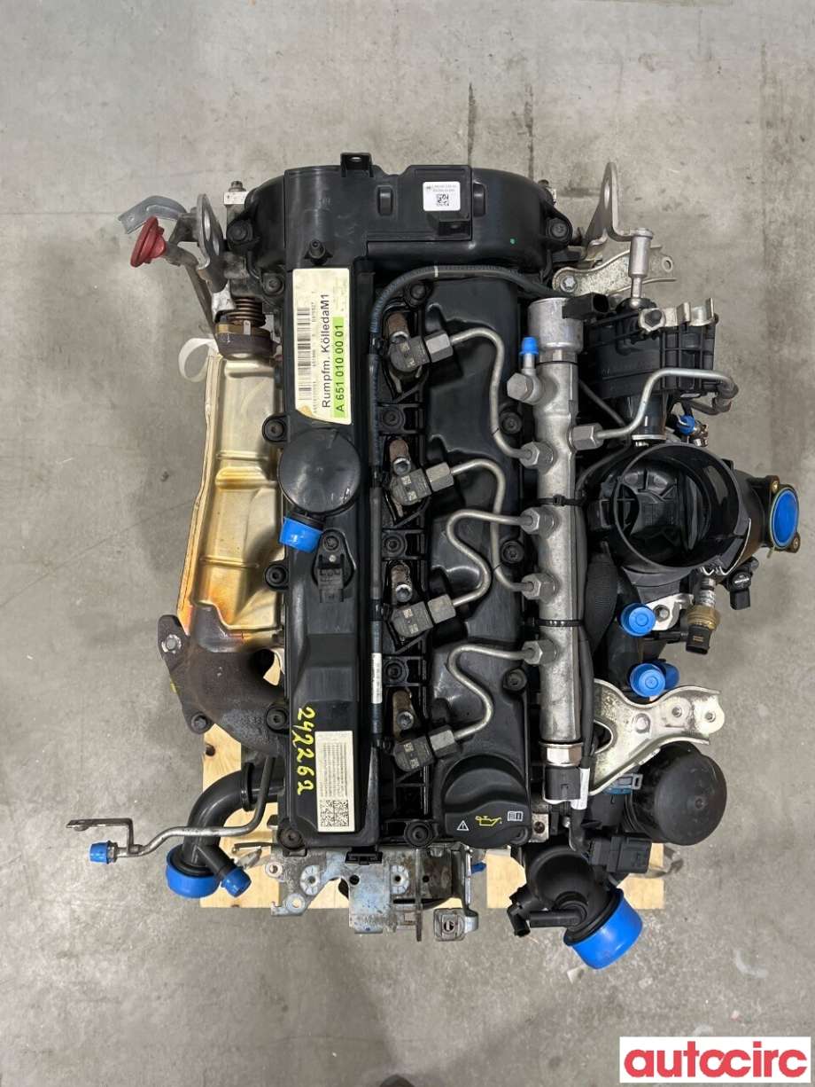 Motor diesel til Mercedes C-Klasse 2011-2014 (Fase 2) (W204) (W204) (MERCEDES|A6510109148|OM651911)