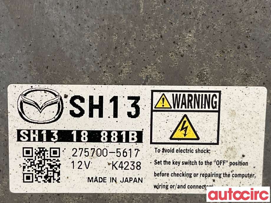 Styreenhet motor til Mazda CX-5 2012-2017 (Type I)  (MAZDA|SH13-18-881B|SH1318881B)