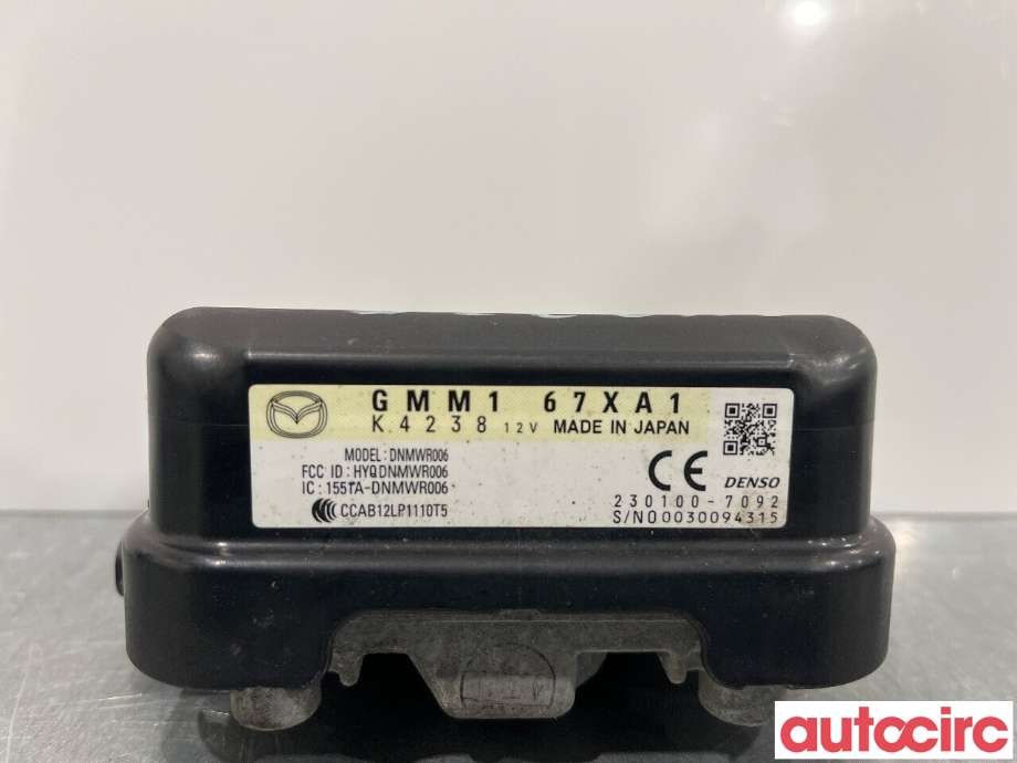 Sensor radar til Mazda CX-5 2012-2017 (Type I)  (MAZDA|GMM1-67-XA1E||GMM167XA1)
