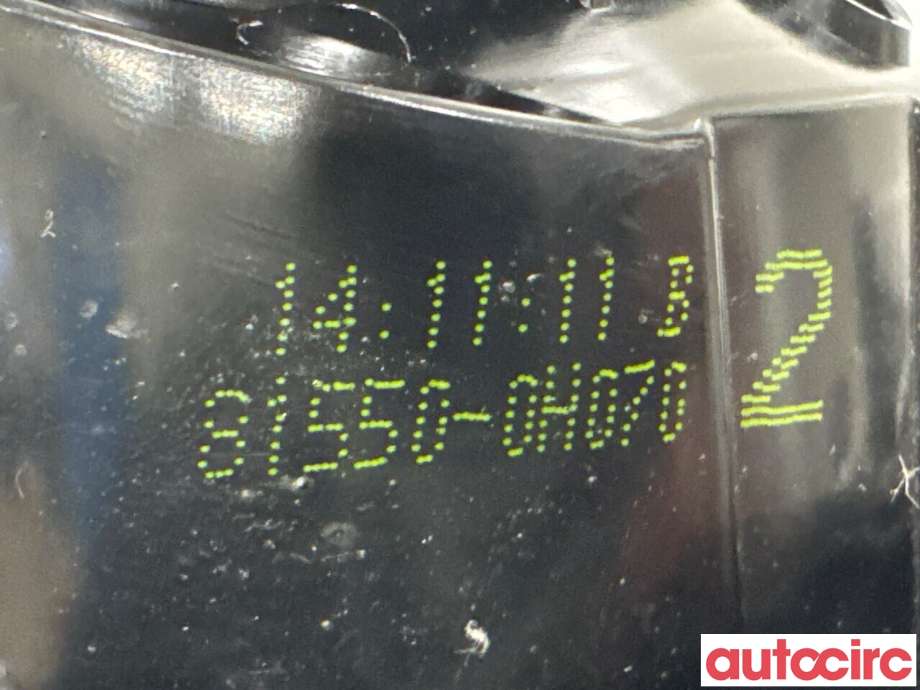 Baklykt høyre til Toyota Aygo 2005-2014 (Type I)  (TOYOTA|815510H070||81550-0H070)