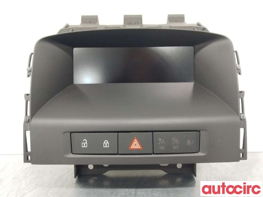 Multimedia display (MCU - Media Controller Unit) til Opel Astra J, 2010-2015  (OPEL|13267984)