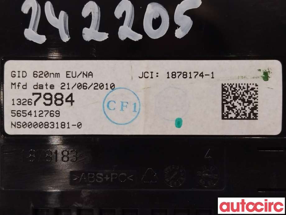Multimedia display (MCU - Media Controller Unit) til Opel Astra J 2010-2015 (OPEL|13267984)