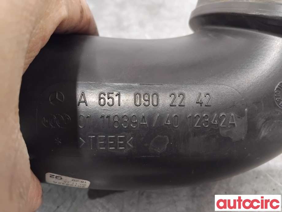 Luftslange innsug til Mercedes B-Klasse 2011-2018 (W246) (W246) (MERCEDES|A6510902242|)