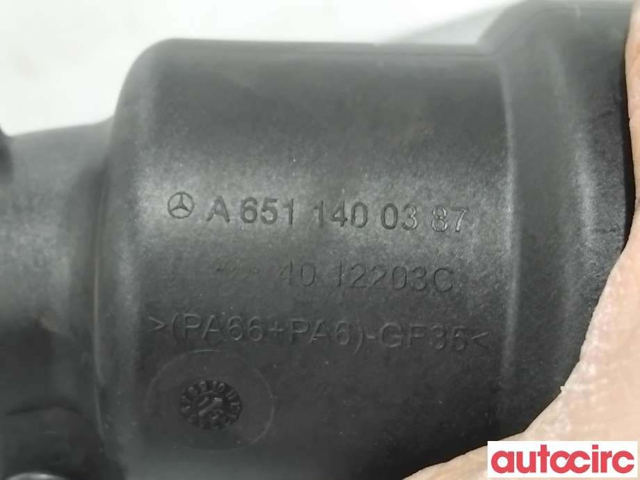 Turbo rør til Mercedes B-Klasse 2011-2018 (W246) (W246) (MERCEDES|A6511400387|)