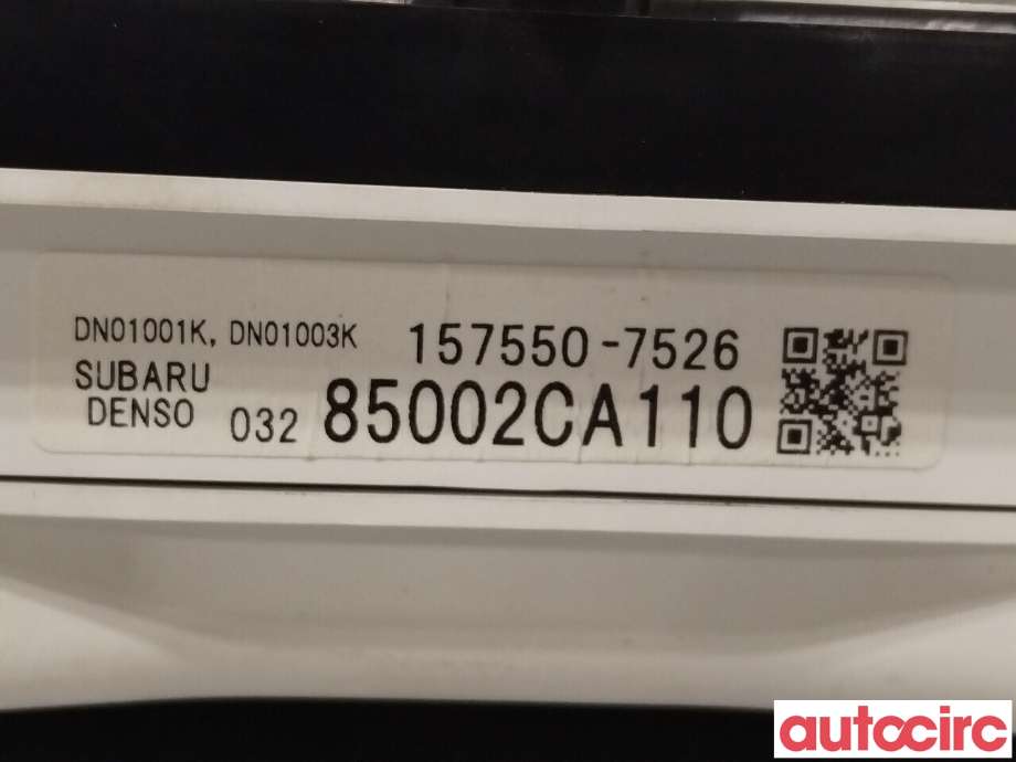 Instrumentpanel til Toyota GT86 2012-->>  (TOYOTA|SU00302604|157550-7526)